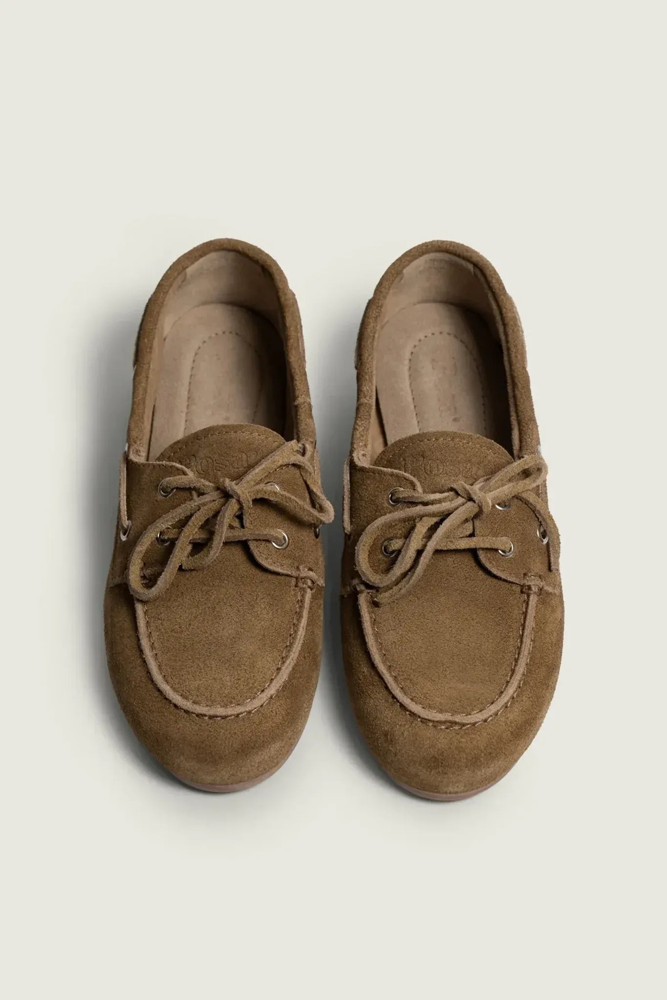 Boat Loafer Brushed Suede dark brown