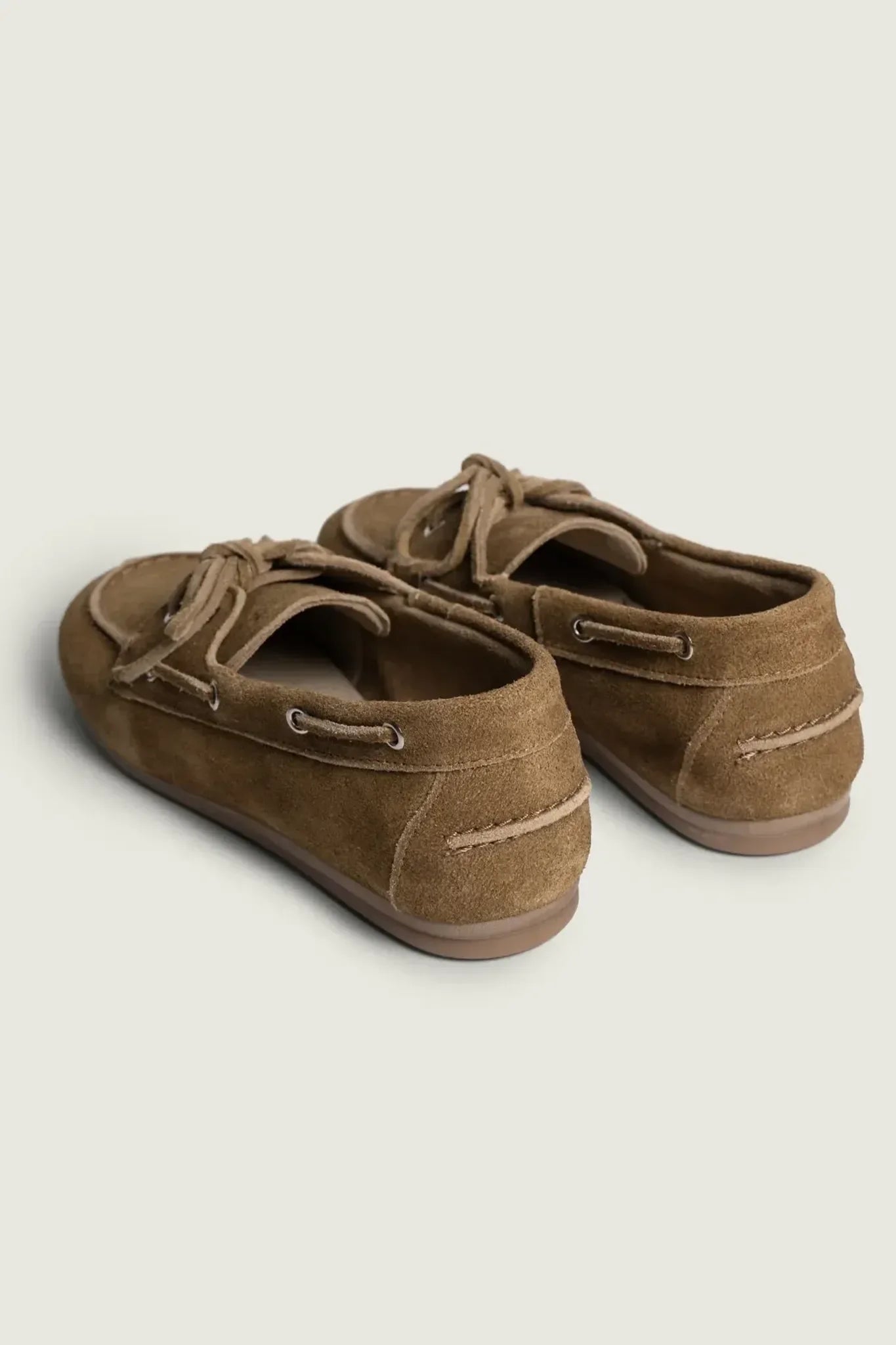 Boat Loafer Brushed Suede dark brown