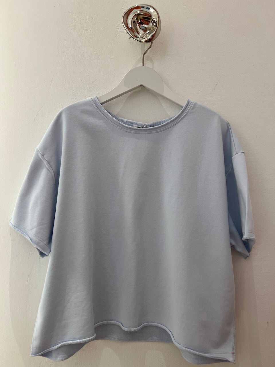 Skylar Boxy Tee Sweat aqua