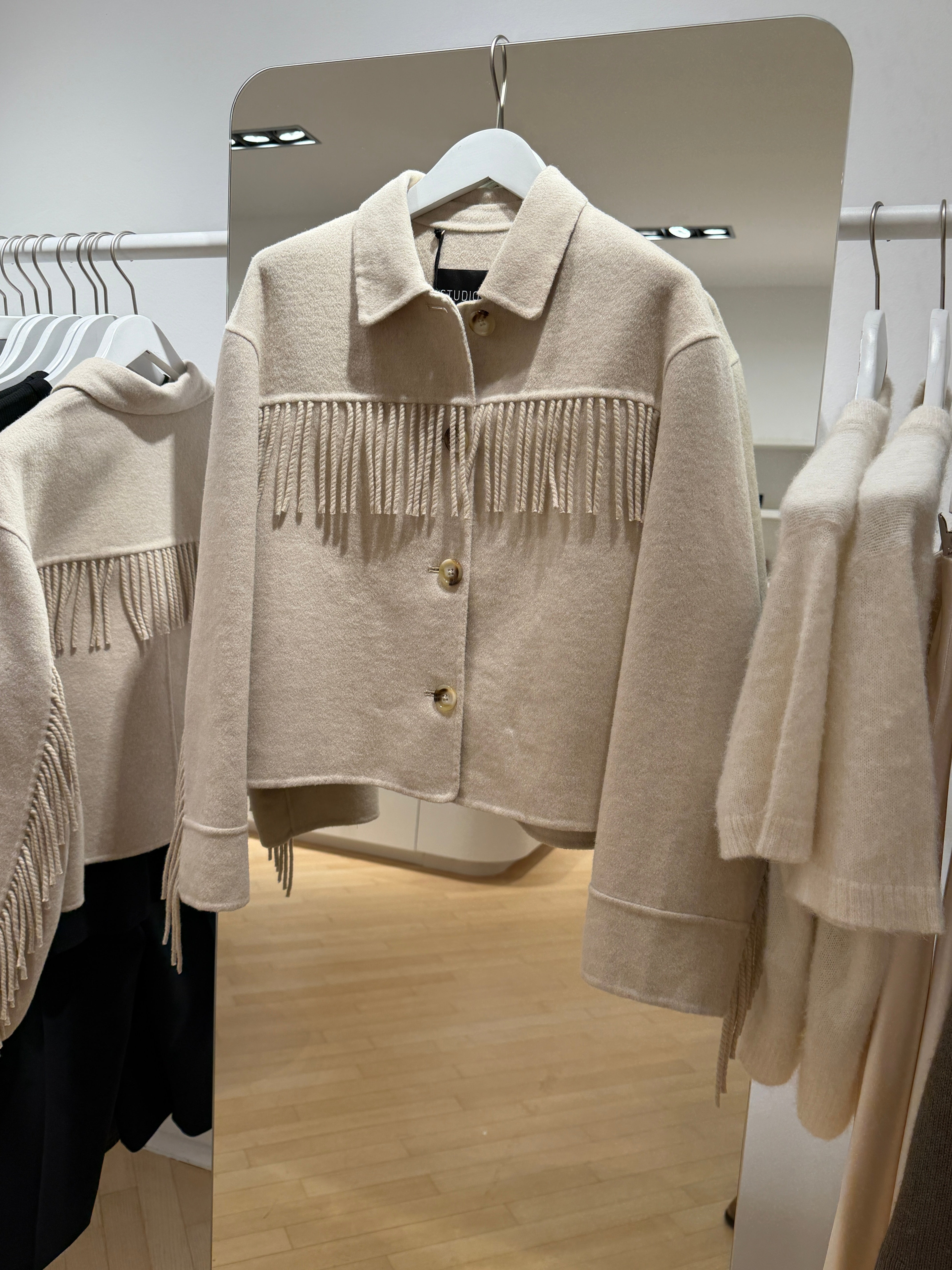 Liora Wool Blend Jacket sand