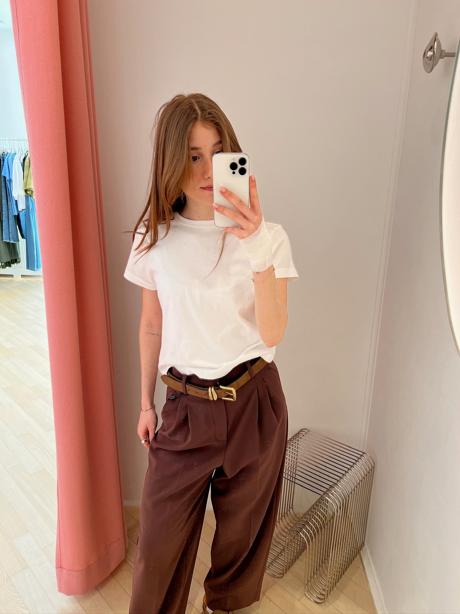 Noa Crop Pants Fluid Cade tabak