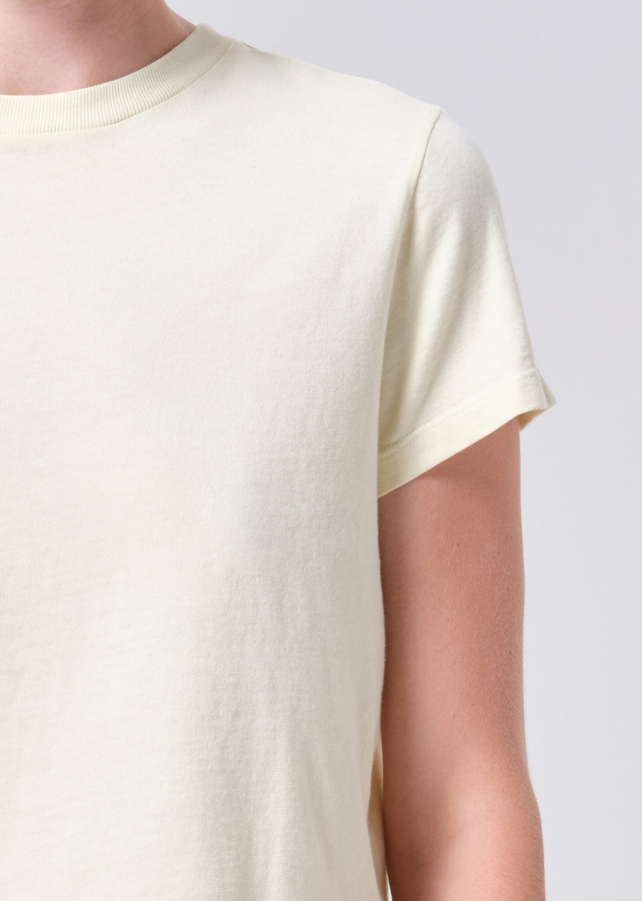 Adine Shrunken Tee lemon drop