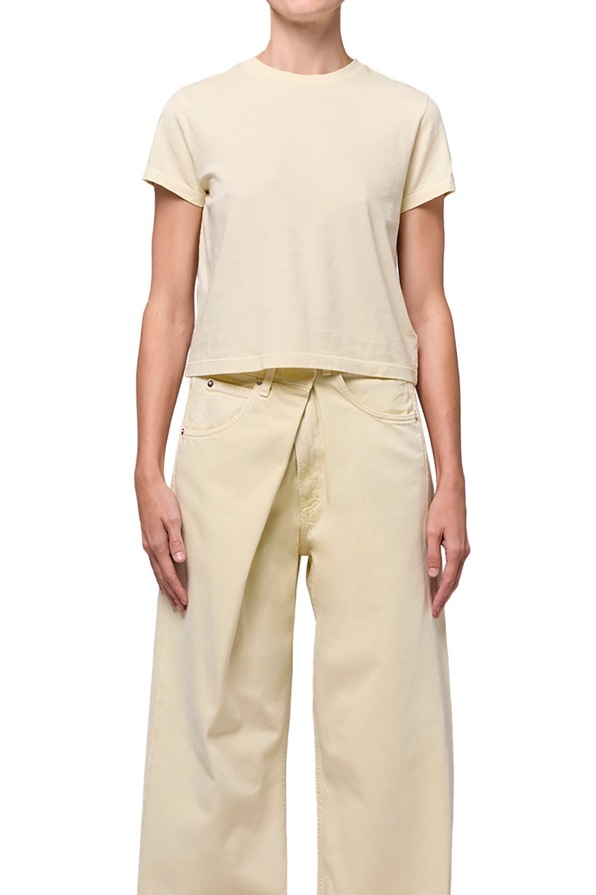 Adine Shrunken Tee lemon drop