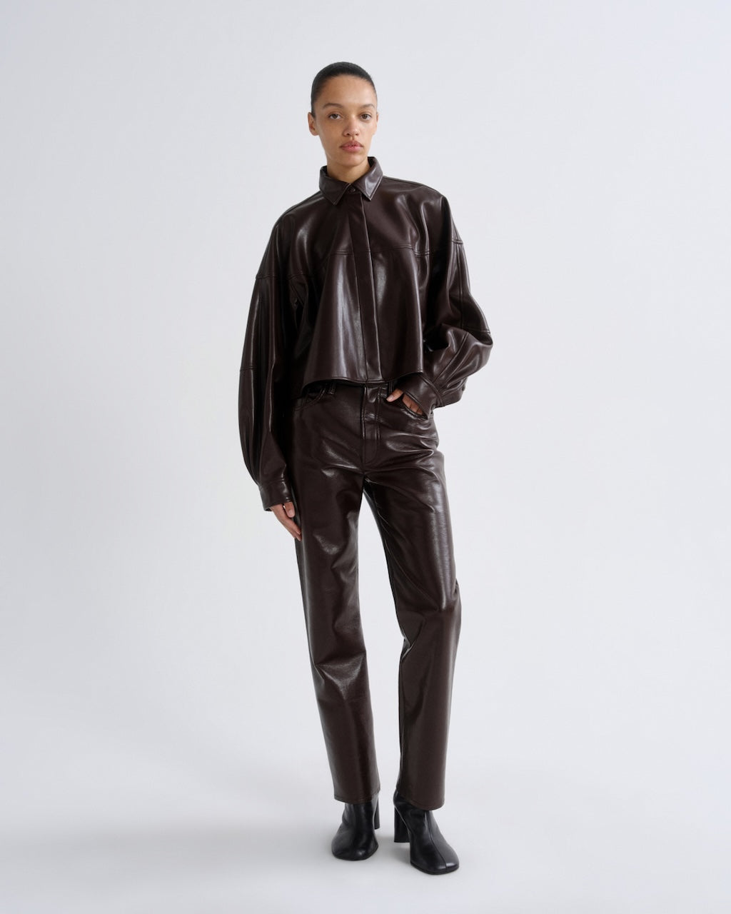 Agnes Shirt madera von AGOLDE – Ansicht 6