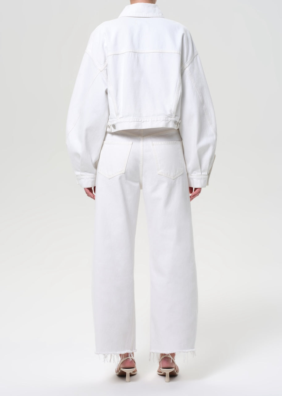 Low Curve Fray Jeans milkshake