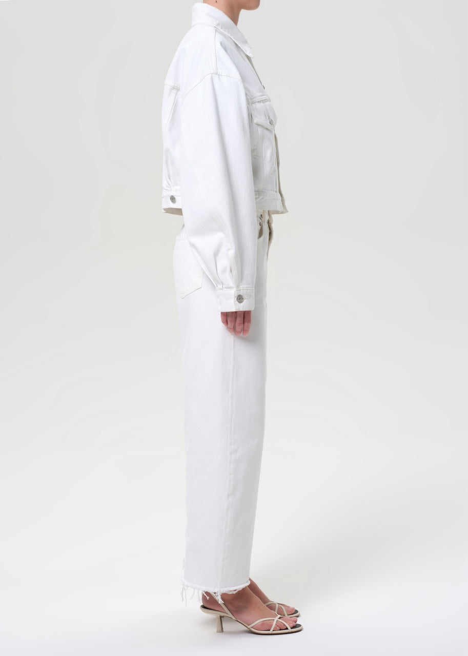 Low Curve Fray Jeans milkshake