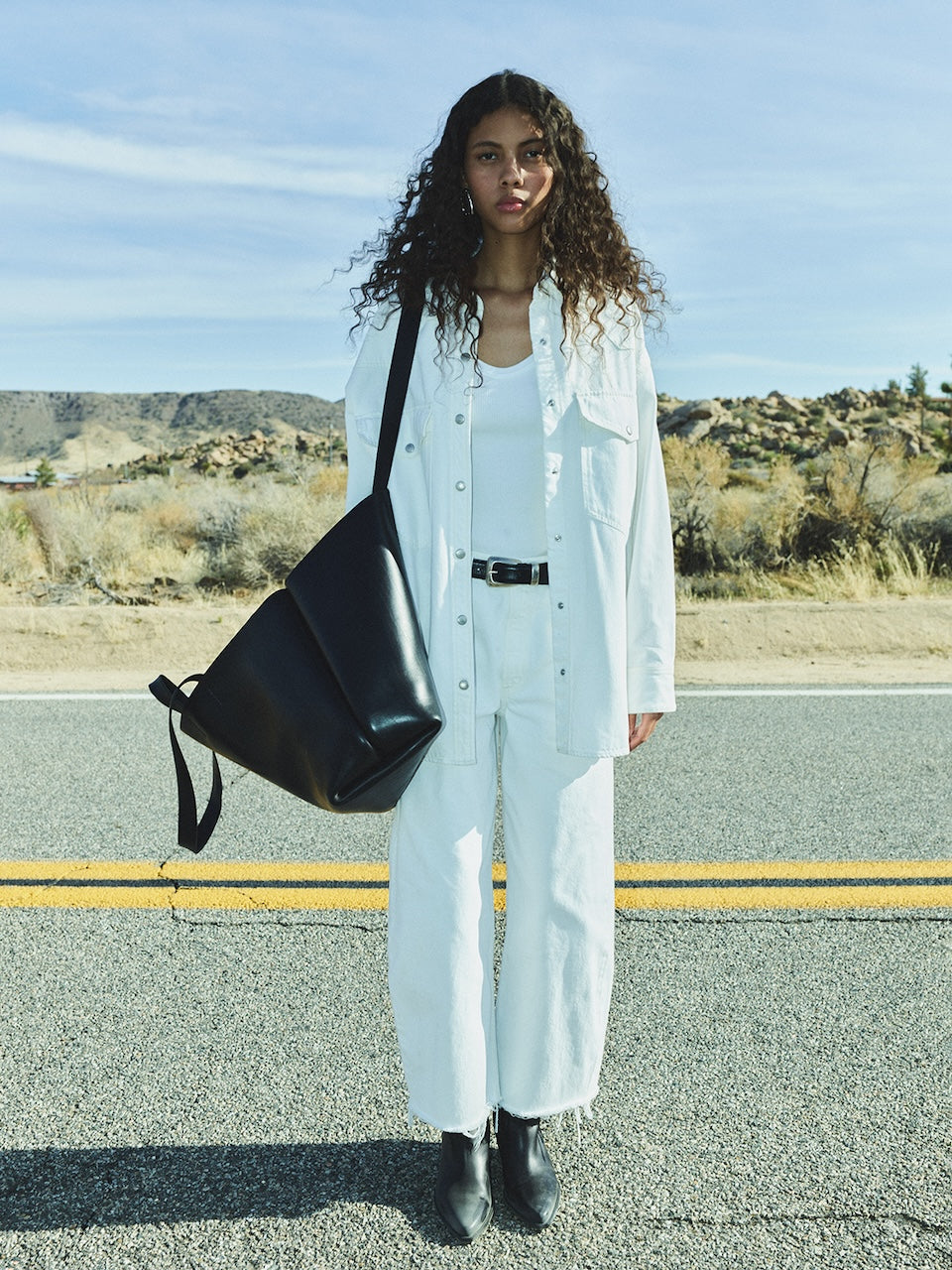 Low Curve Fray Jeans milkshake