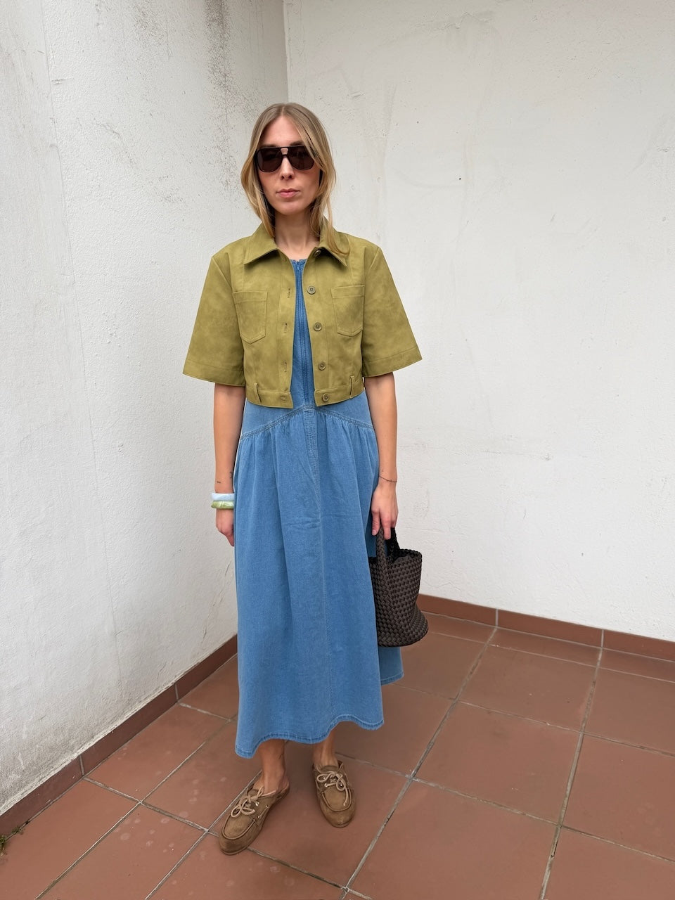 Almina Maxidress true navy