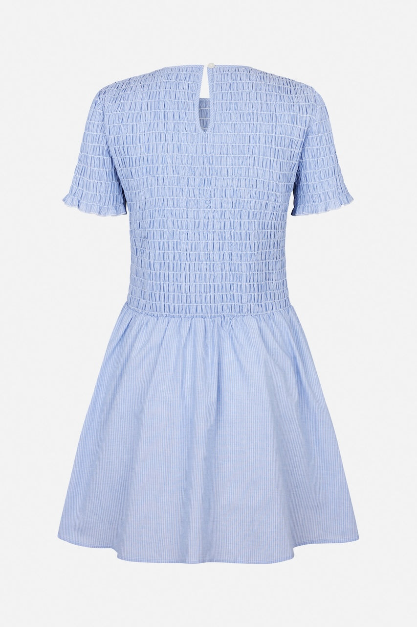 Assandra Minidress blue heron stripe