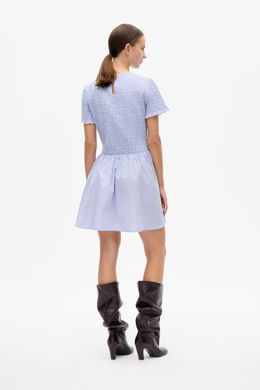 Assandra Minidress blue heron stripe
