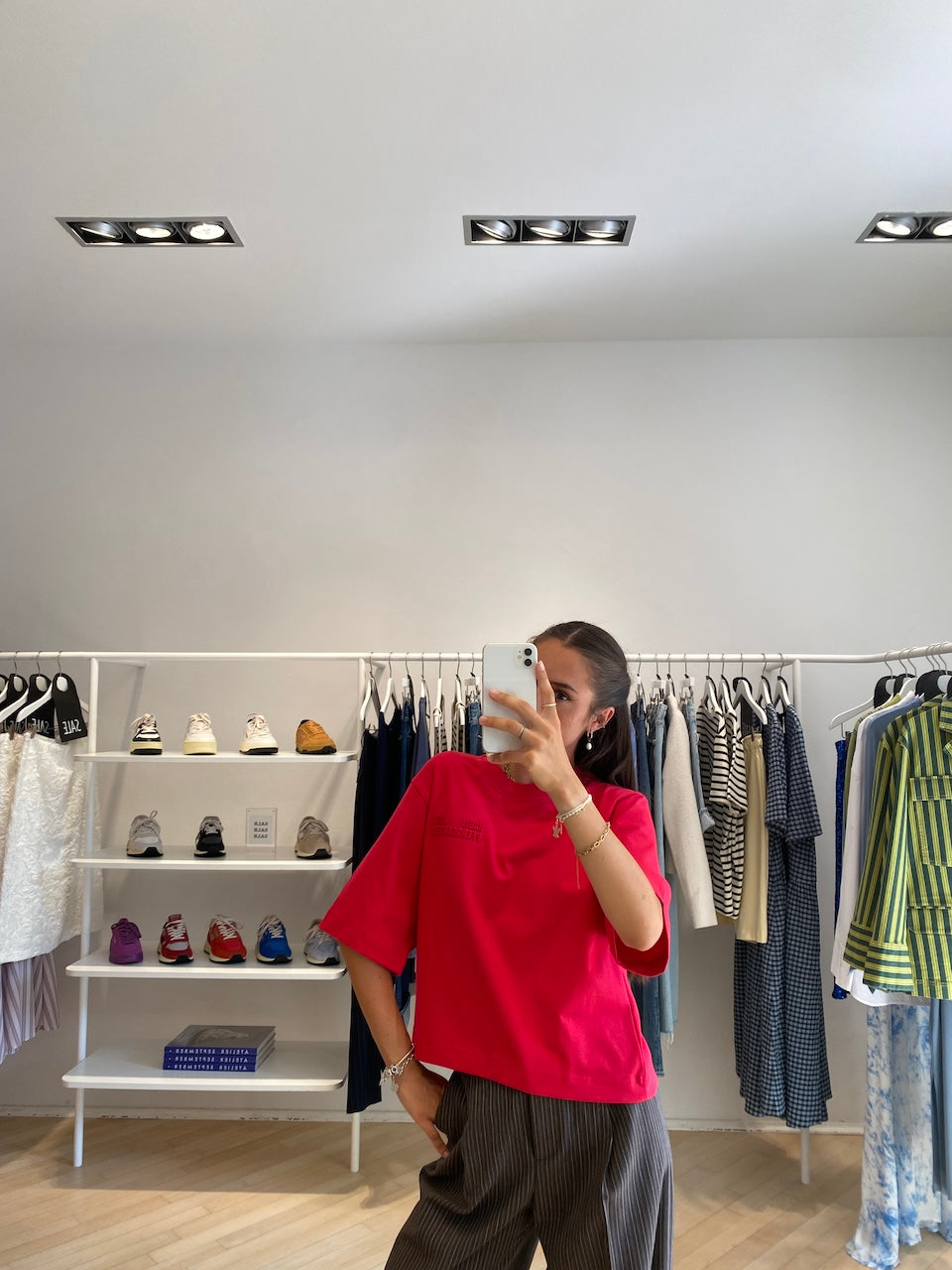 Jiana T-Shirt crimson red