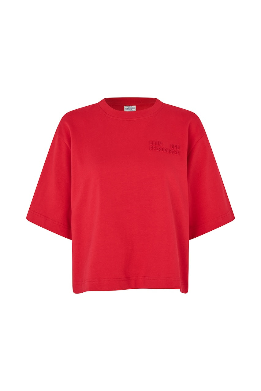 Jiana T-Shirt crimson red
