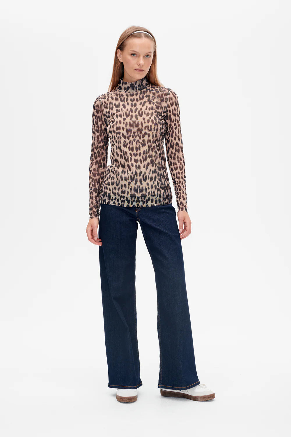 Jodi Longsleeve brown leopard