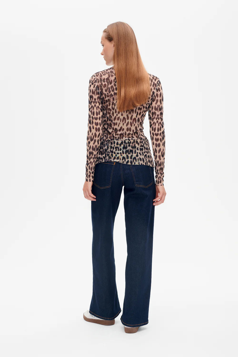 Jodi Longsleeve brown leopard