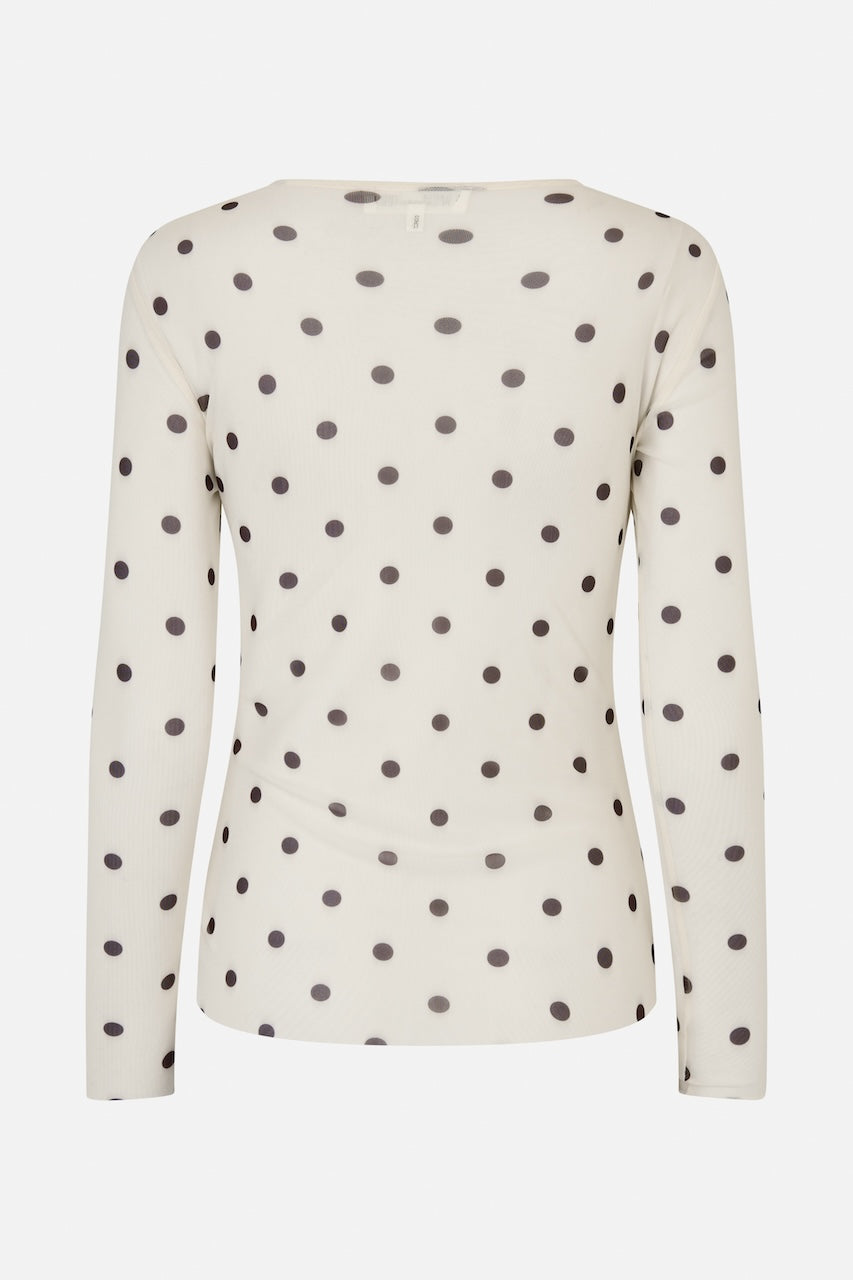 Jodie Longsleeve egret creme dot