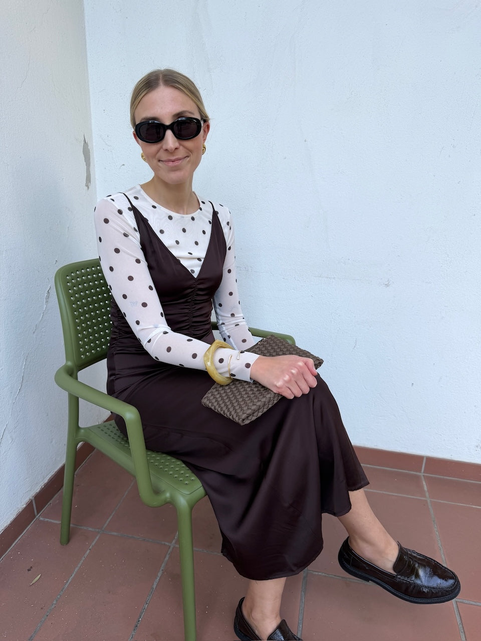 Jodie Longsleeve egret creme dot