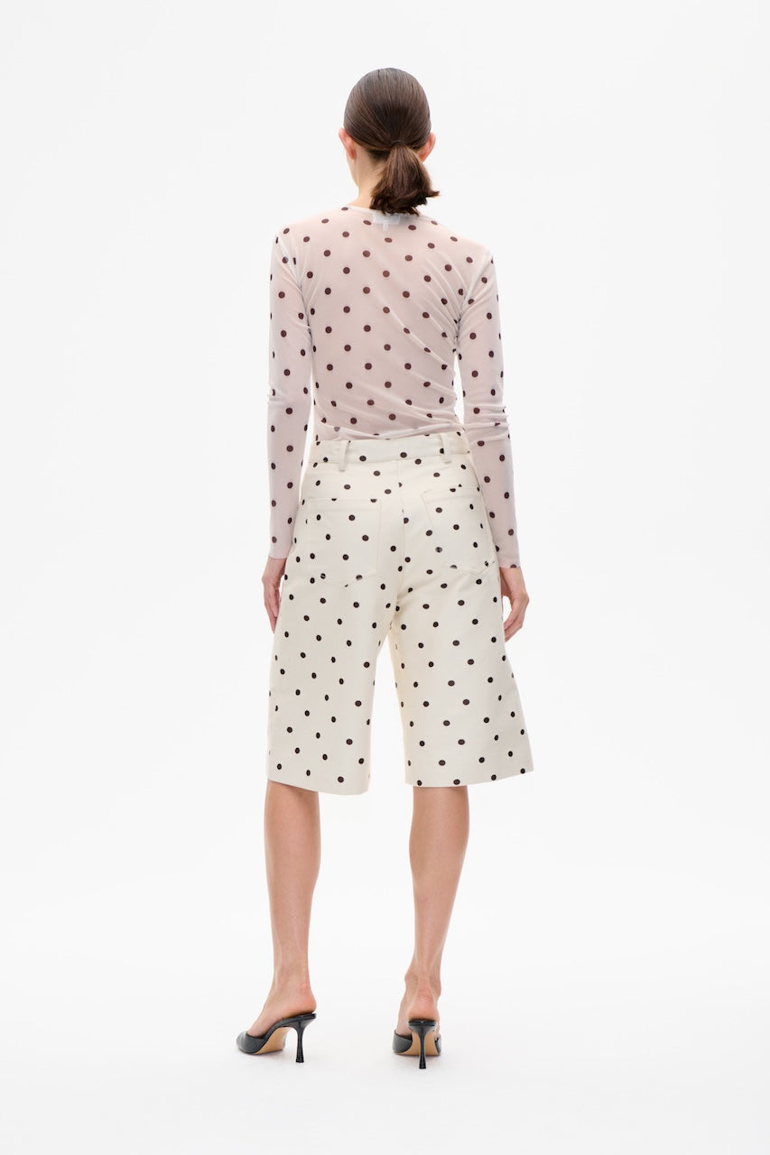 Jodie Longsleeve egret creme dot