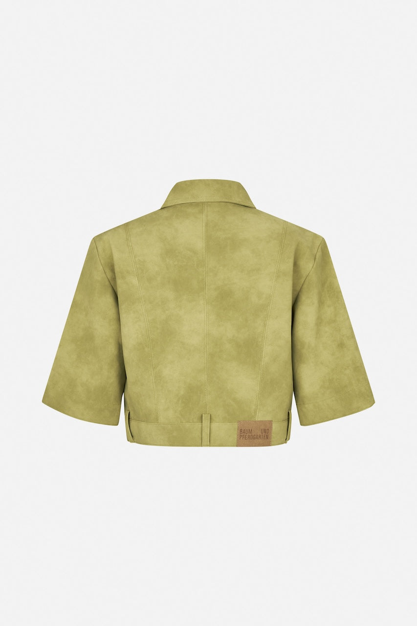 Majsa Shirt Jacket green moss