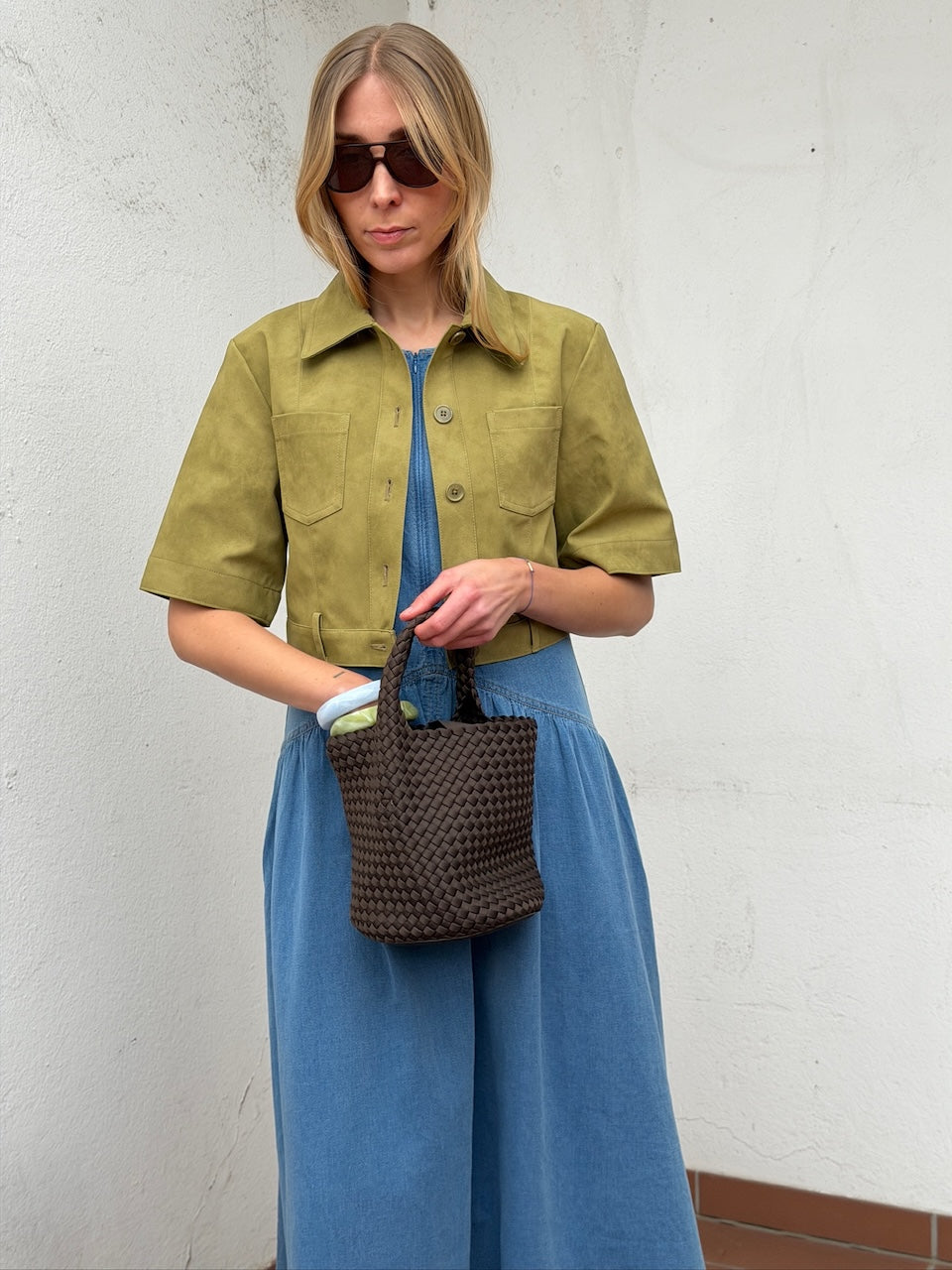 Majsa Shirt Jacket green moss