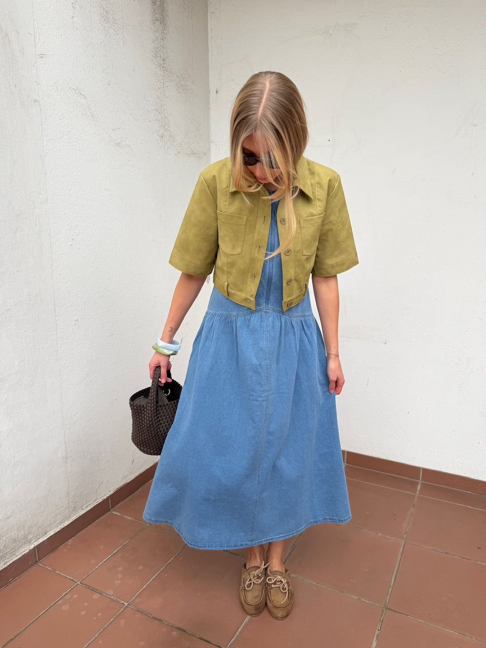 Majsa Shirt Jacket green moss