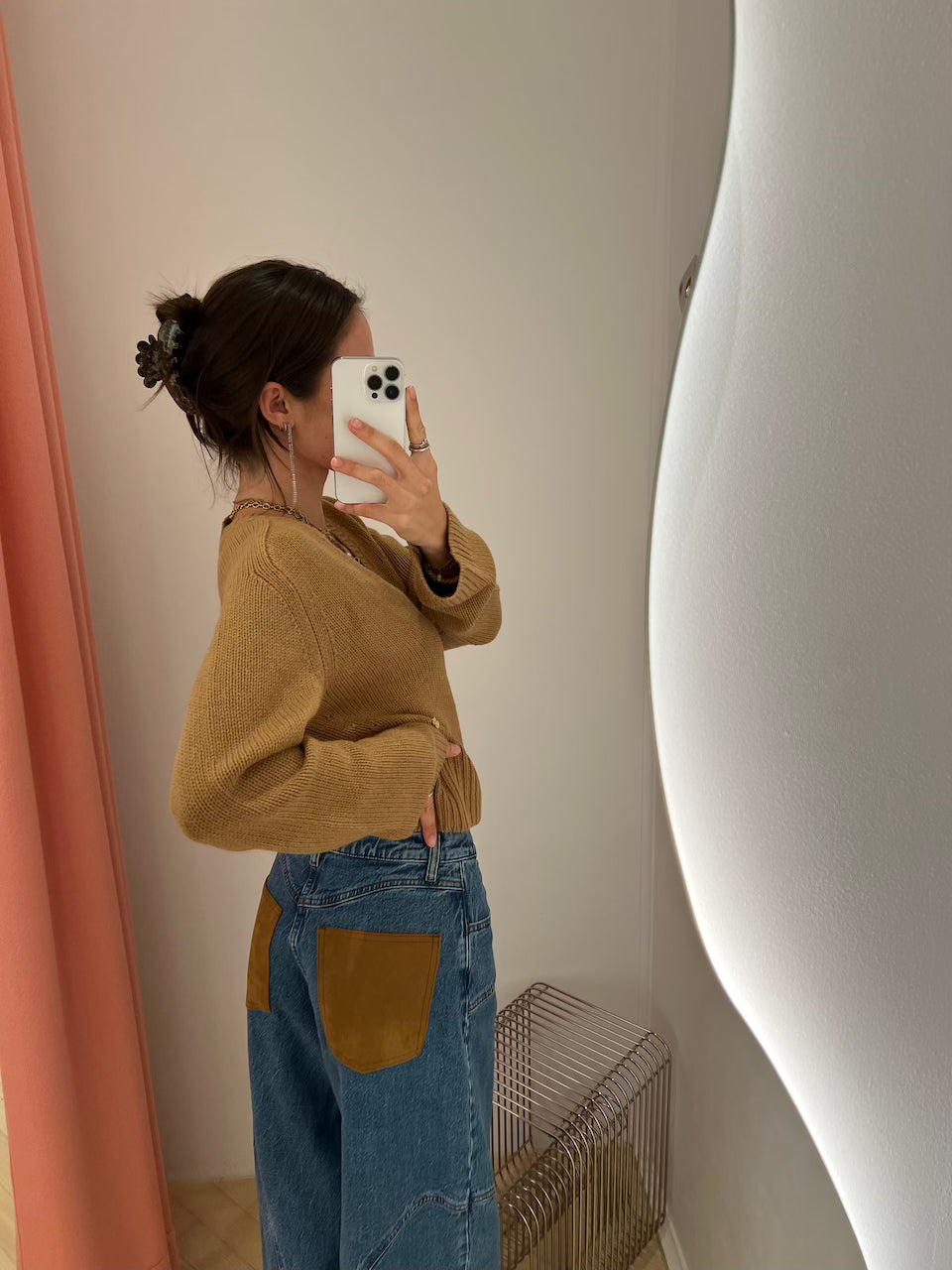 Napoleon Jeans denim suede mix