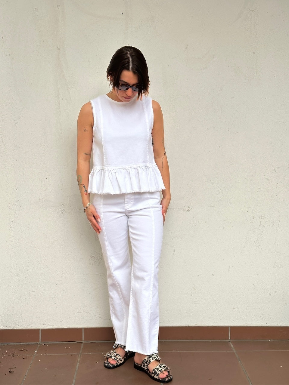 Nell Denim bright white