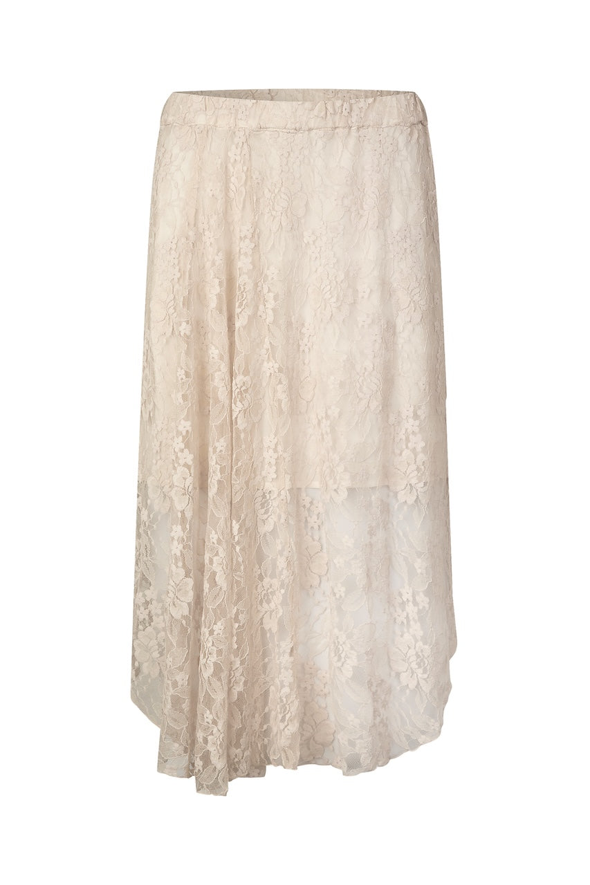 Selmo Midiskirt white sand