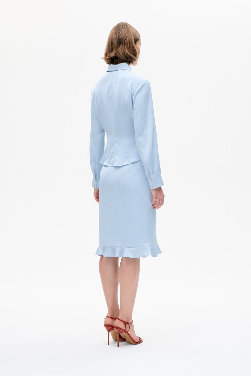 Sesse Midiskirt subdued blue