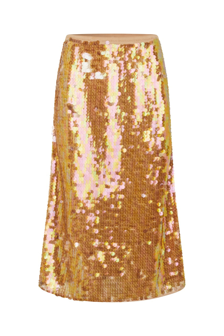 Shania Midiskirt burro caramel