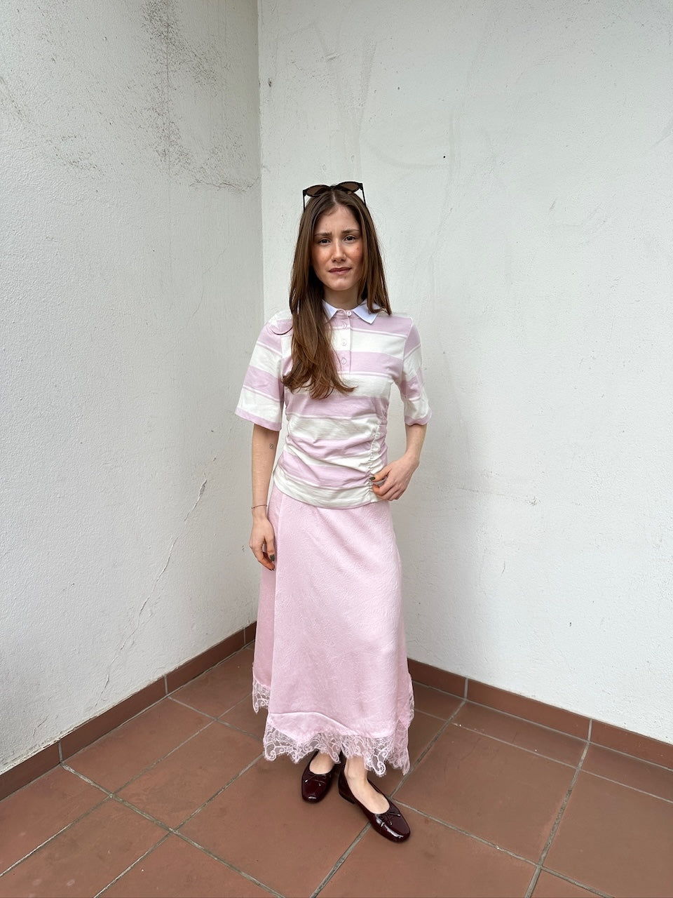 Sophie Midiskirt parfait pink