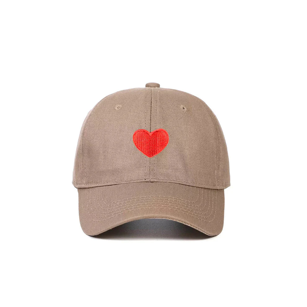 Ronja Cap taupe heart