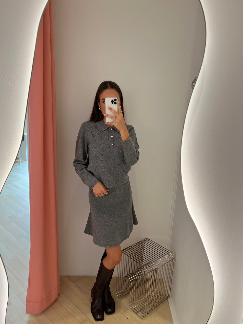 Carmen Polo grey melange