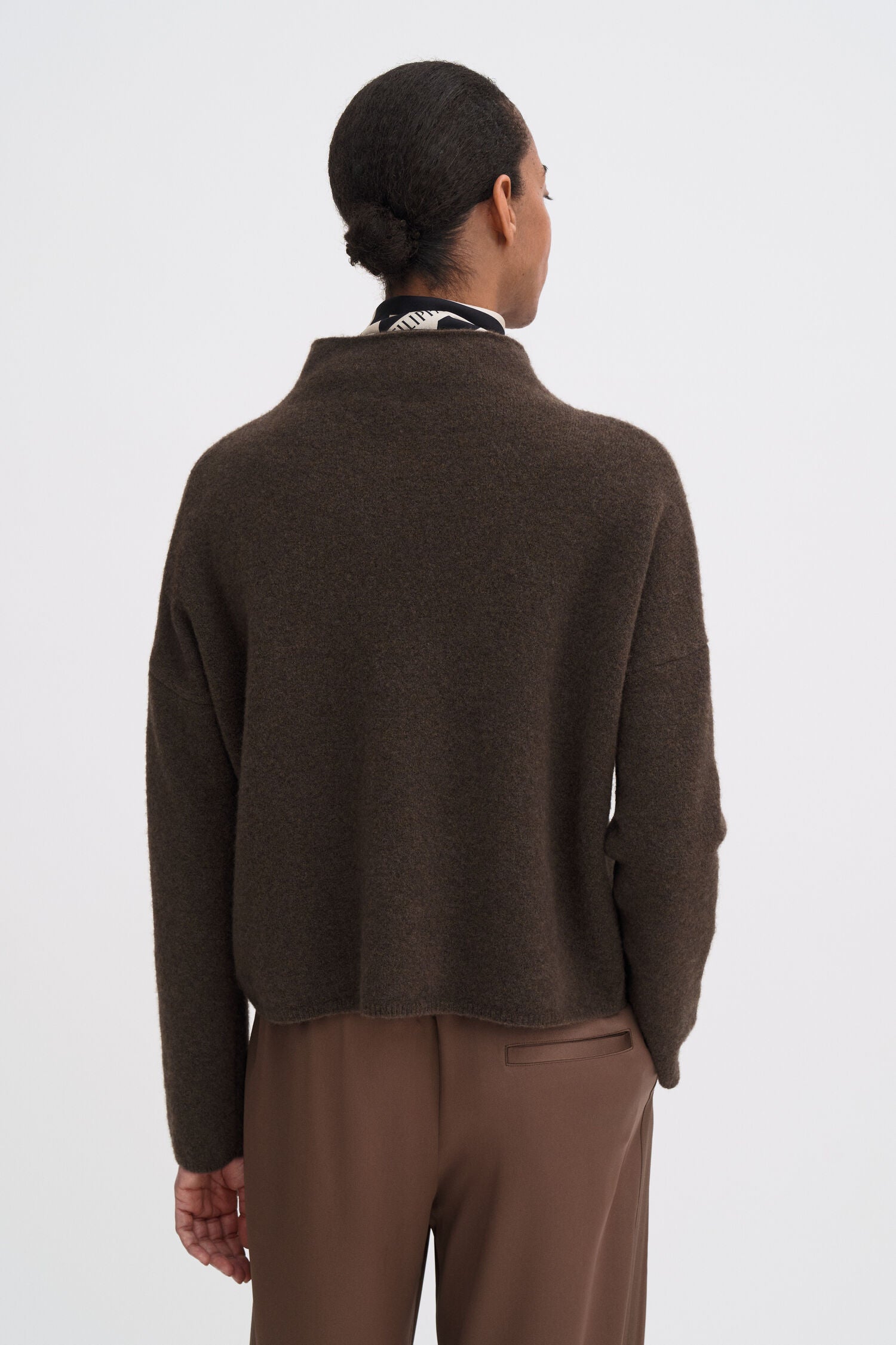Mika Yak Funnelneck Sweater driftwood