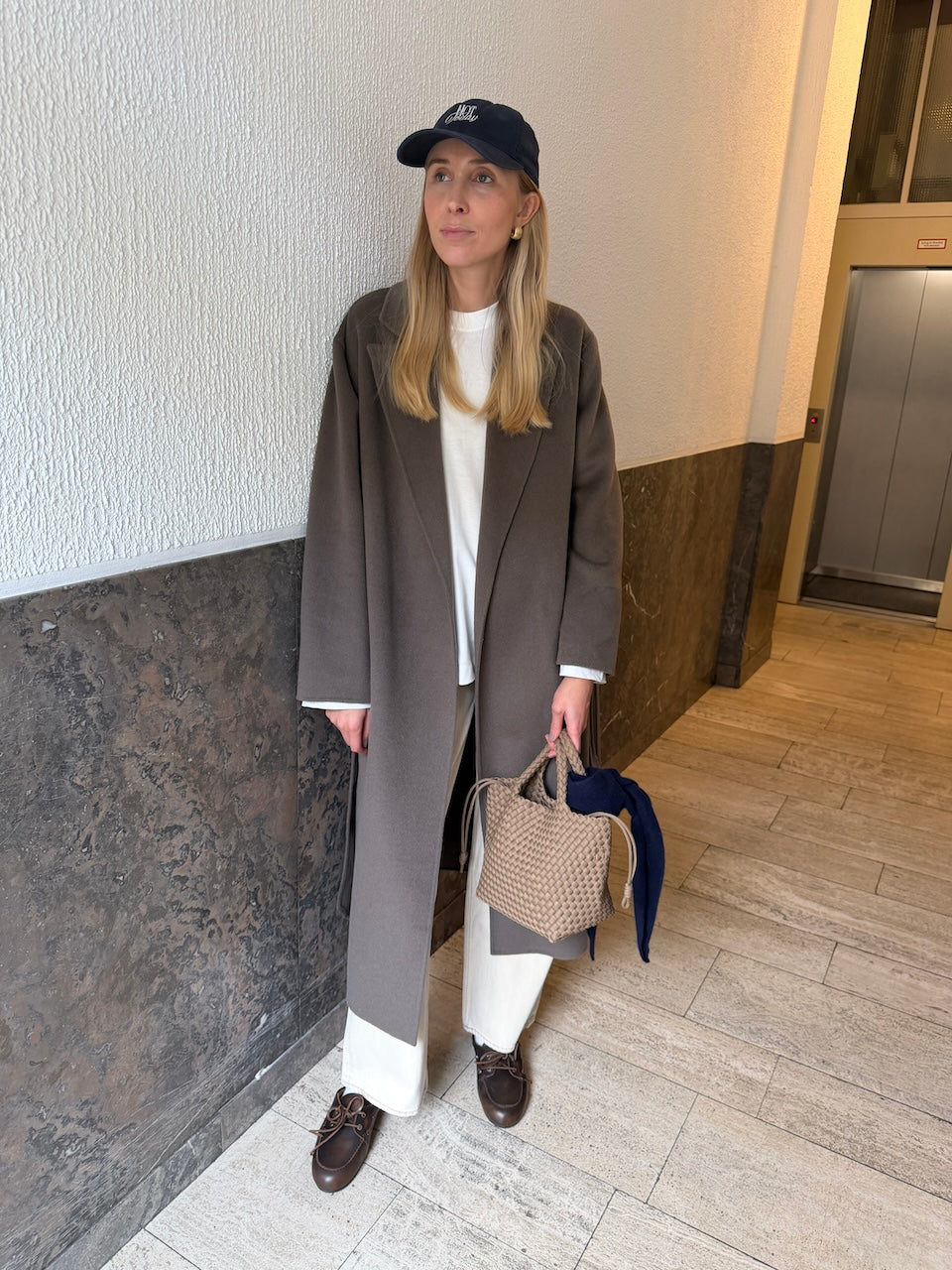 Alyssa Doublé Coat taupe brown