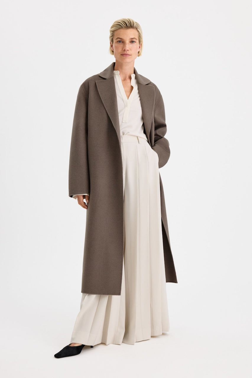 Alyssa Doublé Coat taupe brown