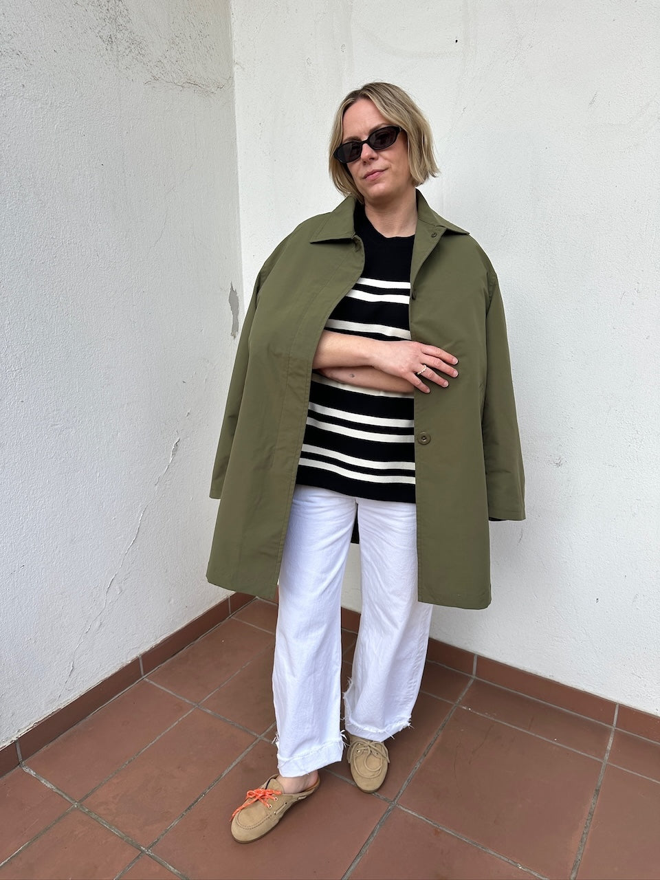 Cassie Car Coat laurel green
