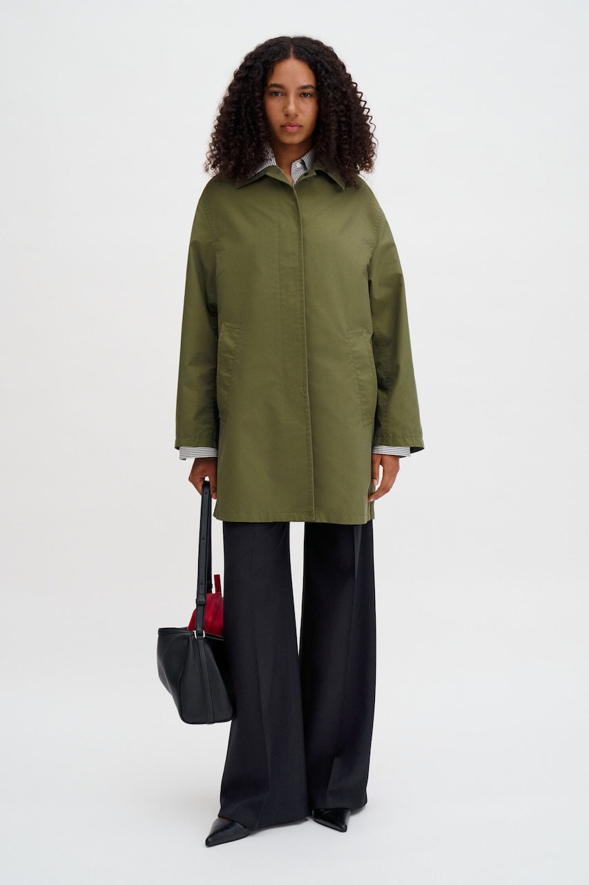 Cassie Car Coat laurel green
