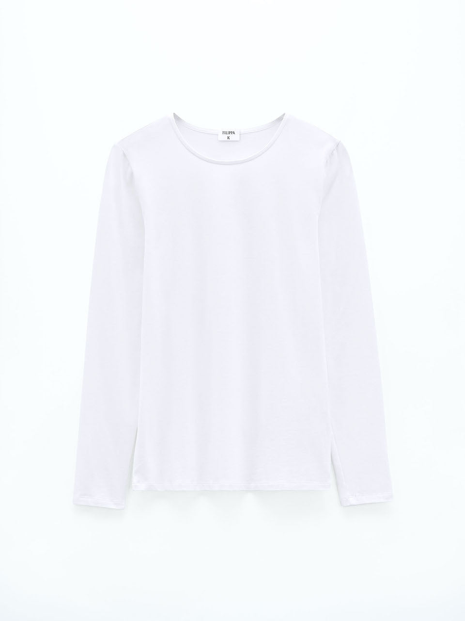 Cotton Stretch Longsleeve white