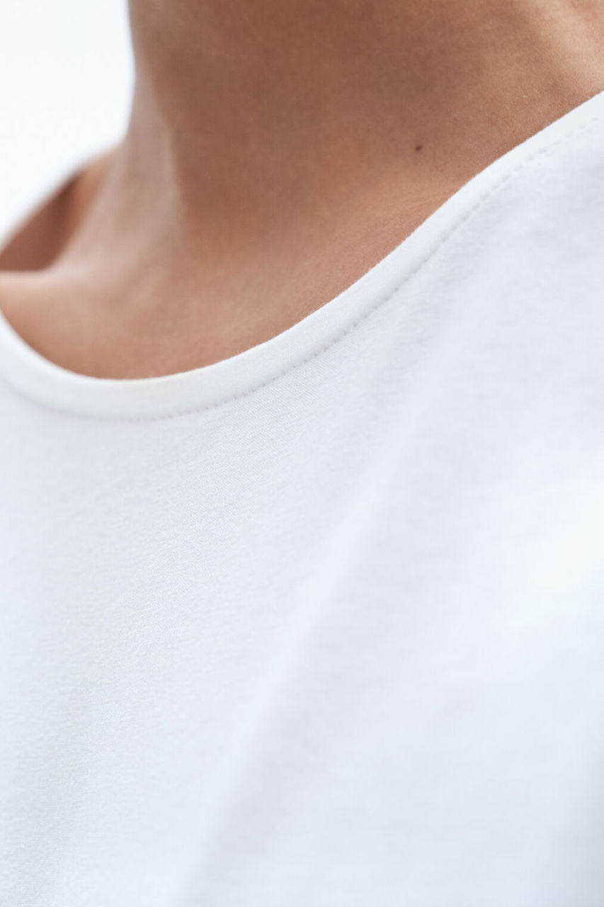 Cotton Stretch Longsleeve white