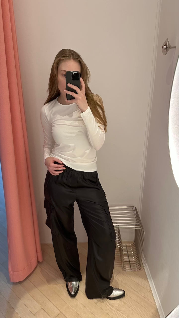 Cotton Stretch Longsleeve white