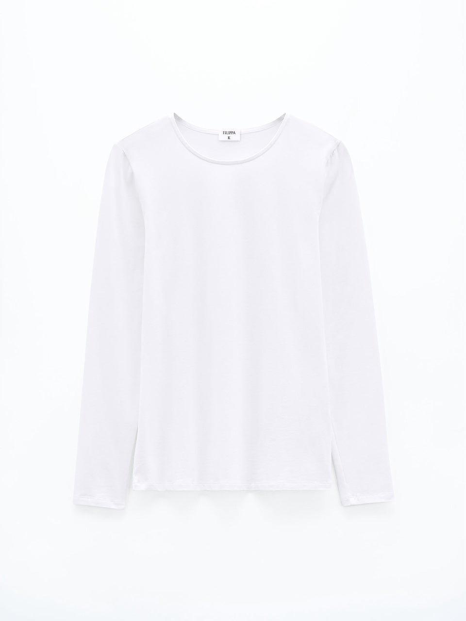 Cotton Stretch Longsleeve white