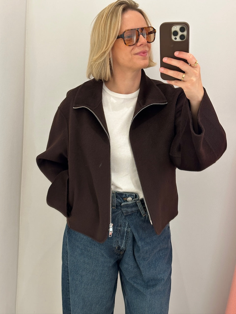 Dafina Jacket dark chocolate