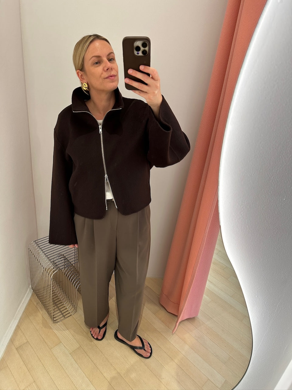 Dafina Jacket dark chocolate