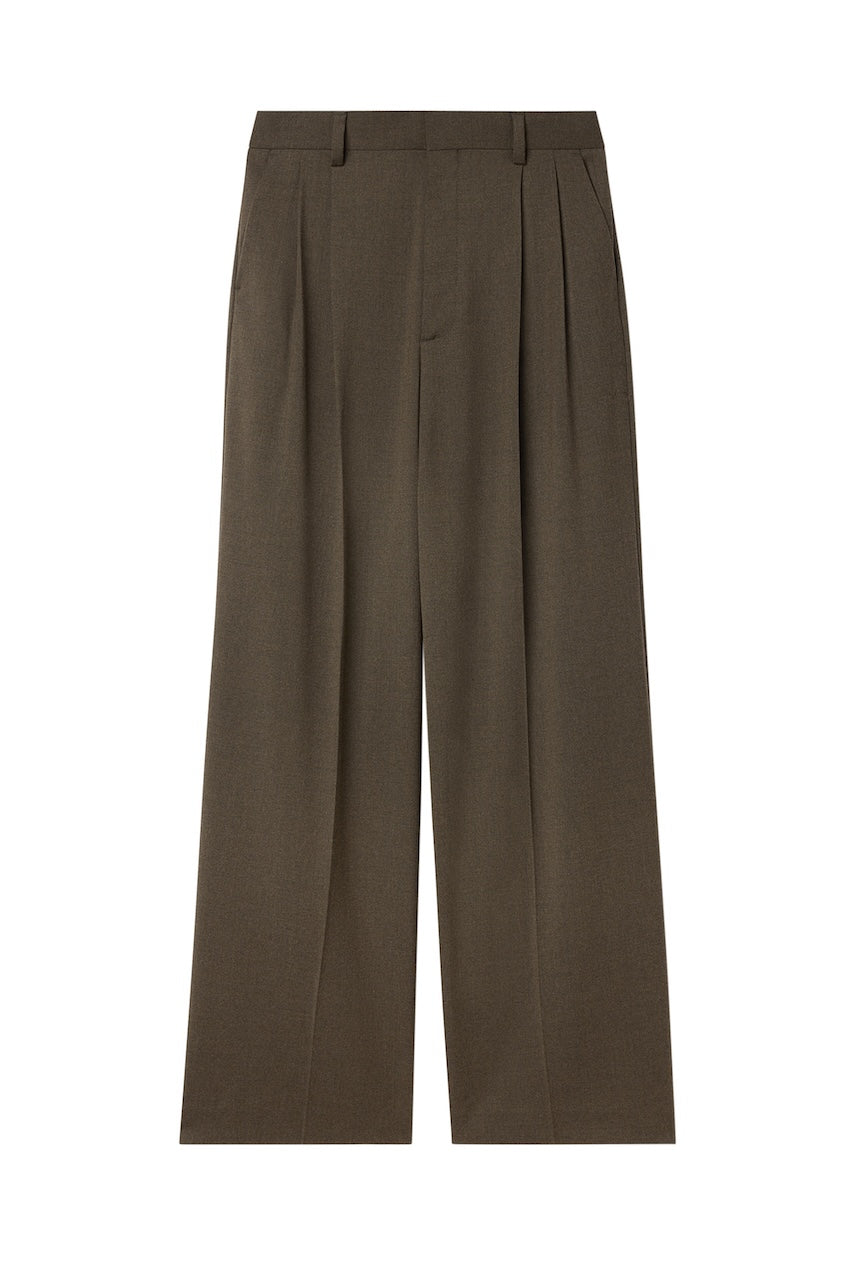 Darcey Wool Trousers walnut brown