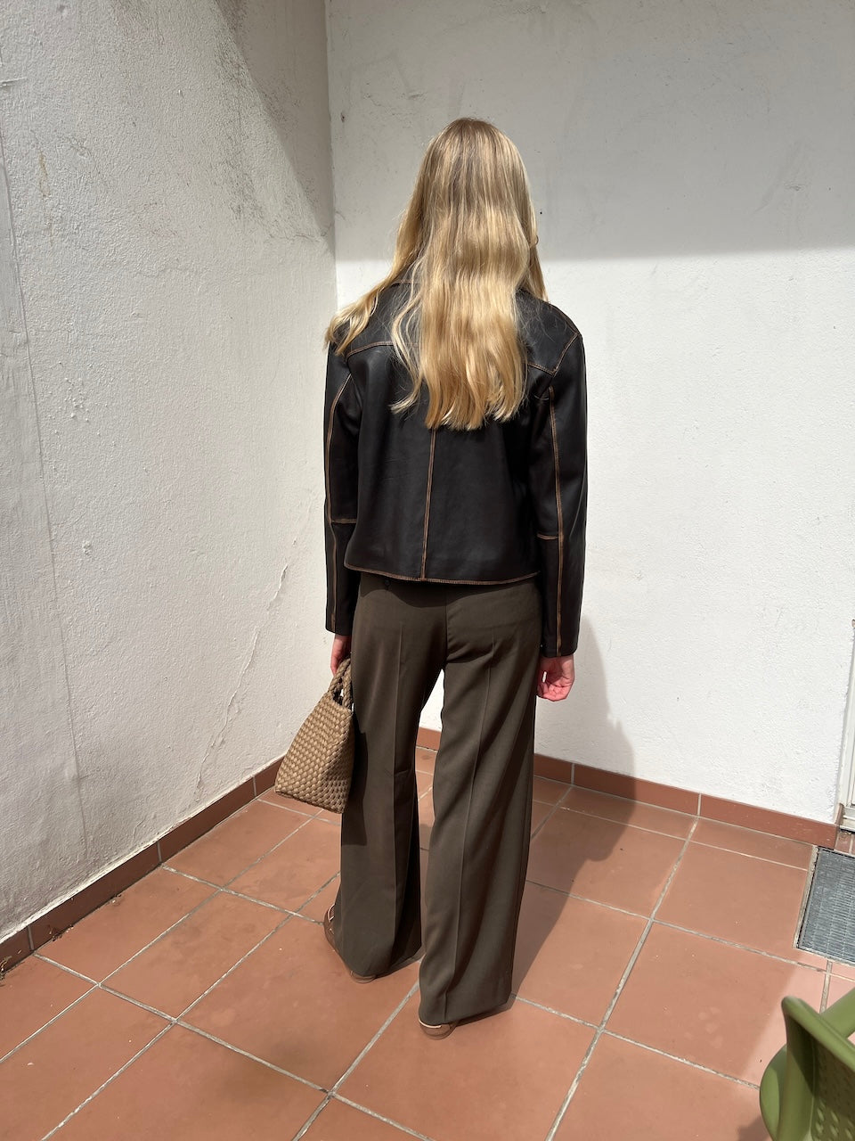 Darcey Wool Trousers walnut brown
