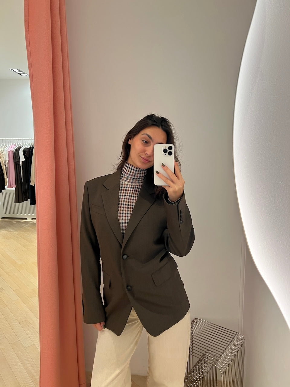 Delilah Blazer walnut brown