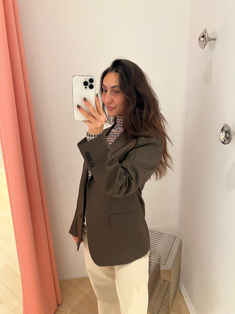 Delilah Blazer walnut brown