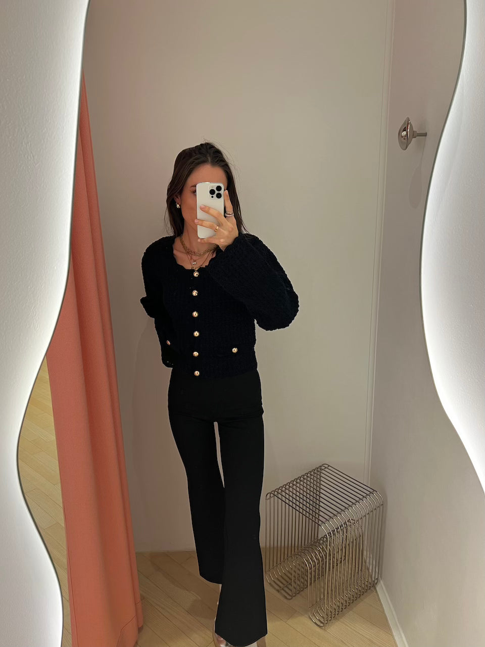 Flared Jersey Trousers