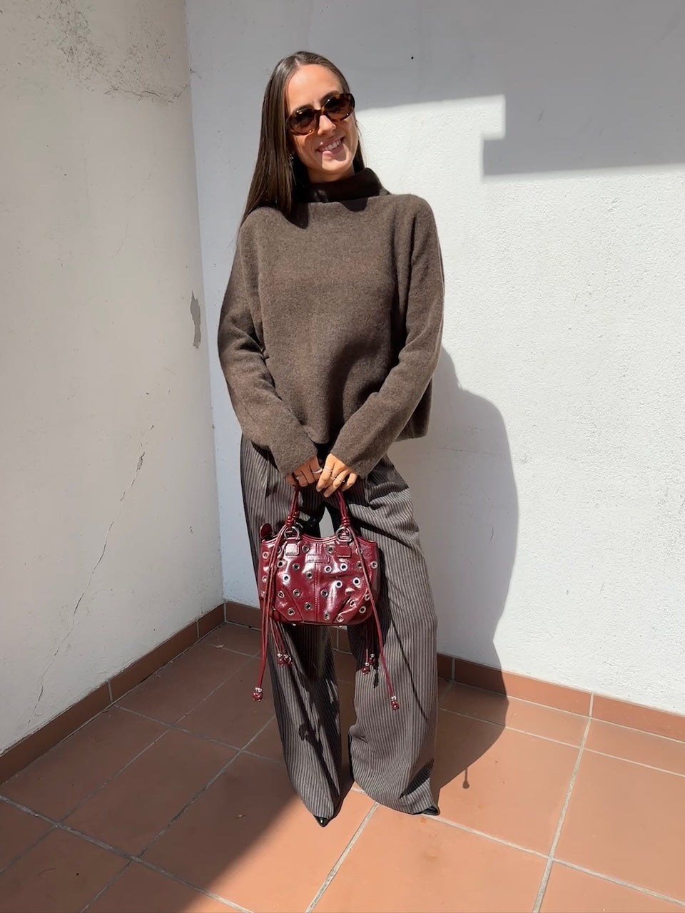 Mika Yak Funnelneck Sweater driftwood