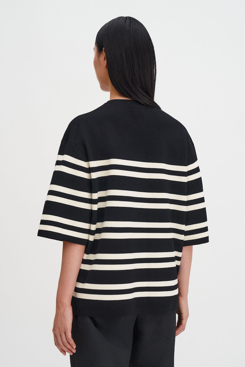 Milano Knit T-Shirt black/white
